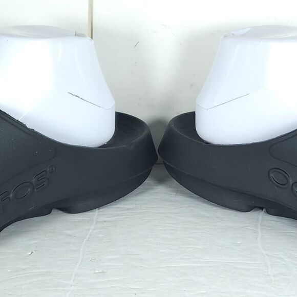 Oofos OOahh Sport Flex Black M9 / W11 Comfort Recovery Slide Sandals Shoes main image 13